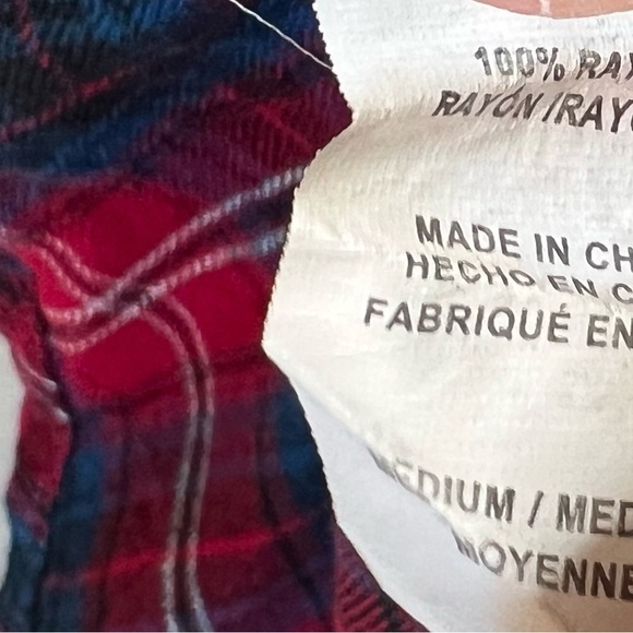 Rails Hunter Plaid Button Front Long Sleeve Shirt Flannel Medium Women 160 - Picture 3 of 3